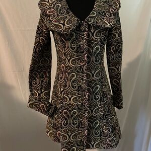 Beautiful Vintage 1970s Tapestry Coat by SuZ of California